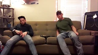 Had a couple "straight" guys stay at eradicate affect place, got them to jerk off. I filmed without them knowing